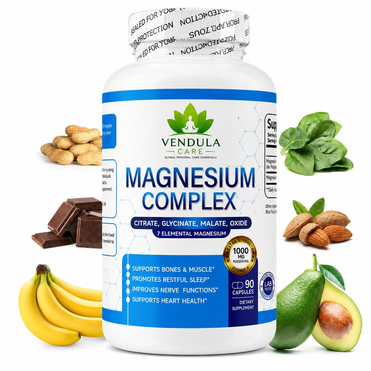 Magnesium Complex Capsules for Daily Blood Sugar Support